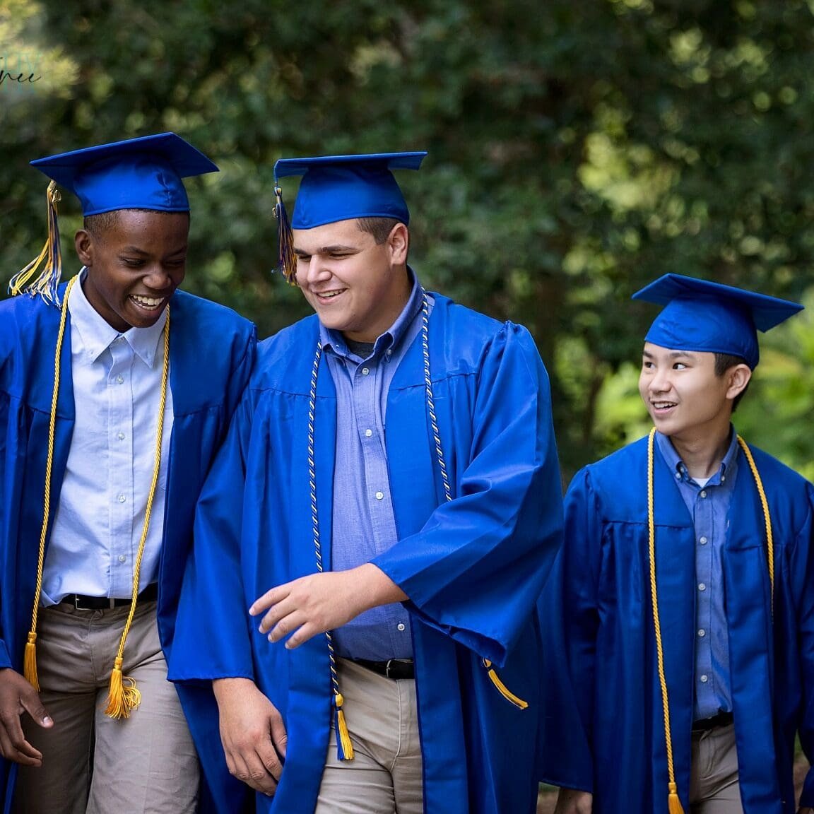 Coram Deo Academy students smiling on campus