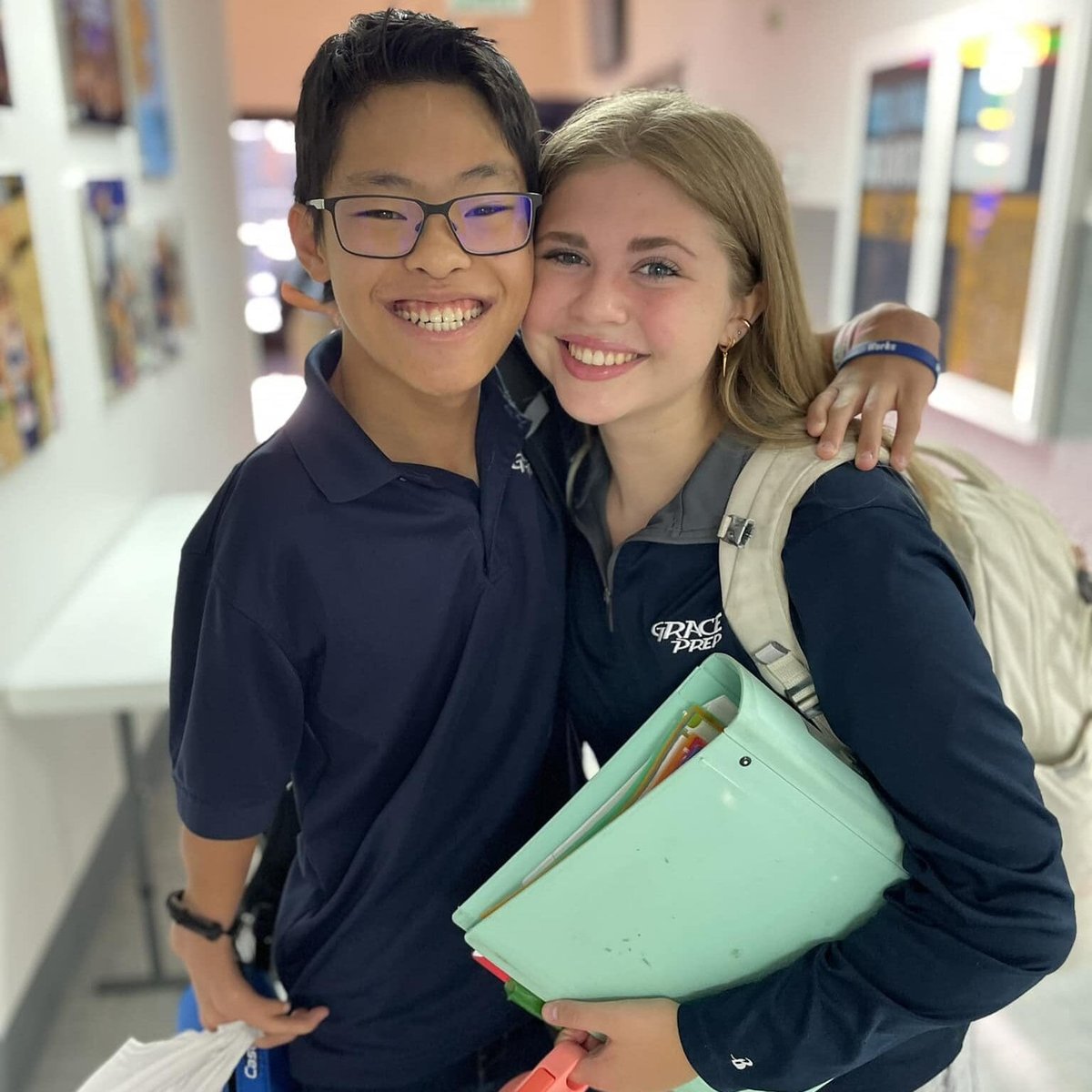 Students and campus life at Grace Preparatory Academy in Arlington, TX